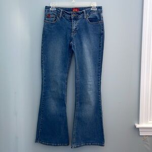 Tilt Flare Stretch Jeans, Medium Wash, Size 3 (Short)